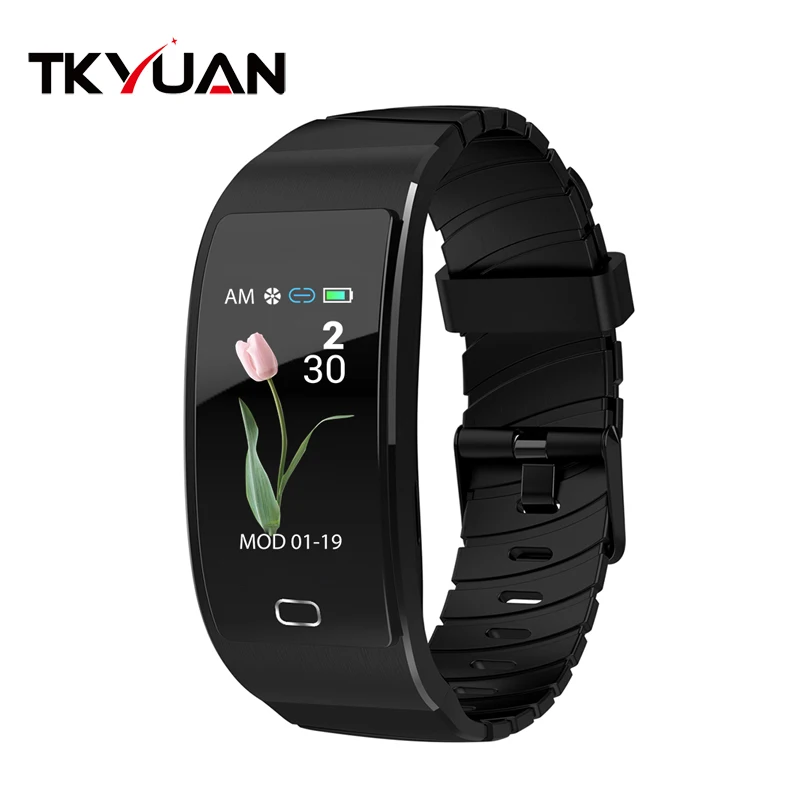 TKYUAN Smart bracelet S7 heart rate color screen wristband tire type multi-sport waterproof remote control camera video | Электроника