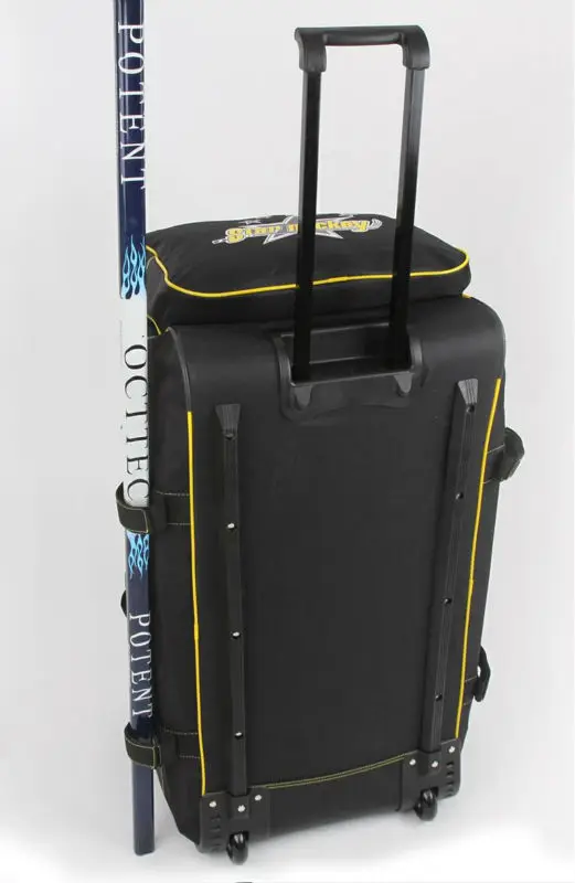 Бесплатная доставка сумка для оснащения хоккея на льду снаряжения сумка-тележка