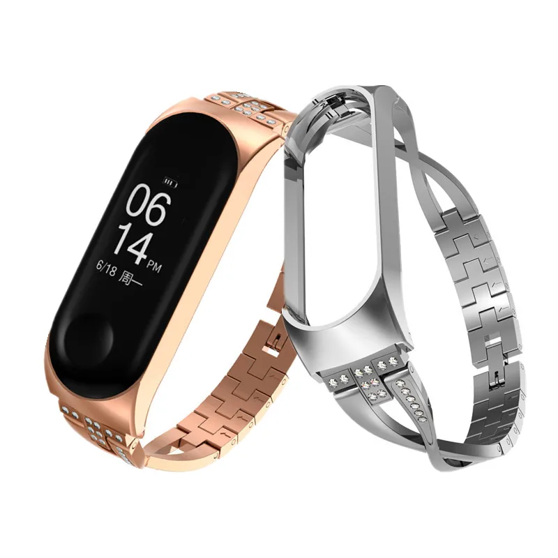 Ремешок для умных часов ONEVAN из цинкового сплава сменный ремешок Xiaomi Mi Band 3