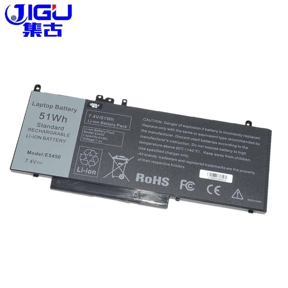 

Новый аккумулятор JIGU с 4 ячейками для ноутбука Dell Latitude E5450 E5470 E5570 E5550 Series 6MT4T G5M10 8V5GX 451-BBLN выход C2