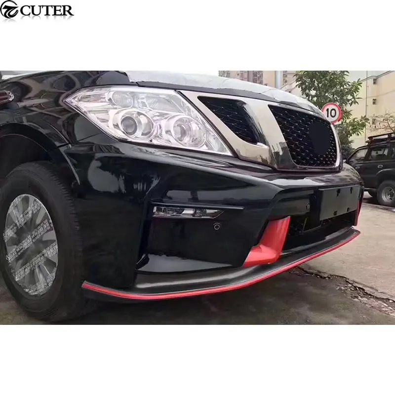 Y62 Комплект кузова автомобиля ABS Неокрашенный Передний Задний бампер боковые