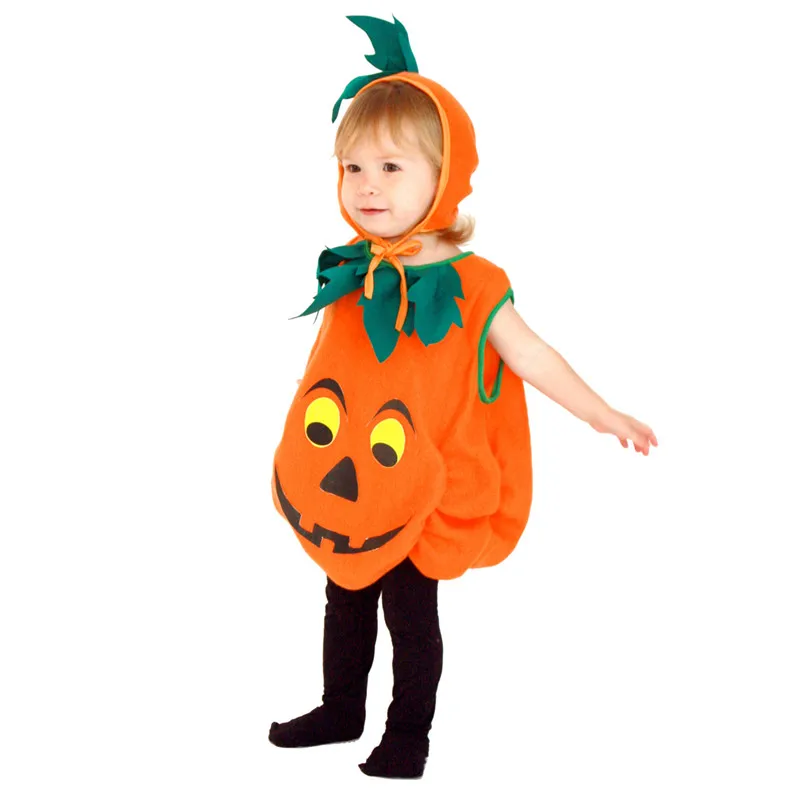 

Kids Carnival Party Halloween Pumpkin Costume Children Boy Girl Pumpkin Cosplay Costumes Hallowmas Party Fancy Dress Supplies