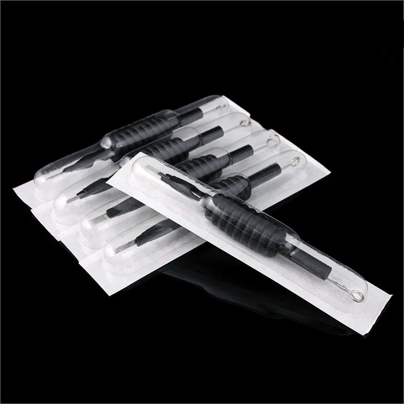 Ручка для татуажа с иголками 30 шт./кор. 19 мм круглая подводка 5RL черные одноразовые