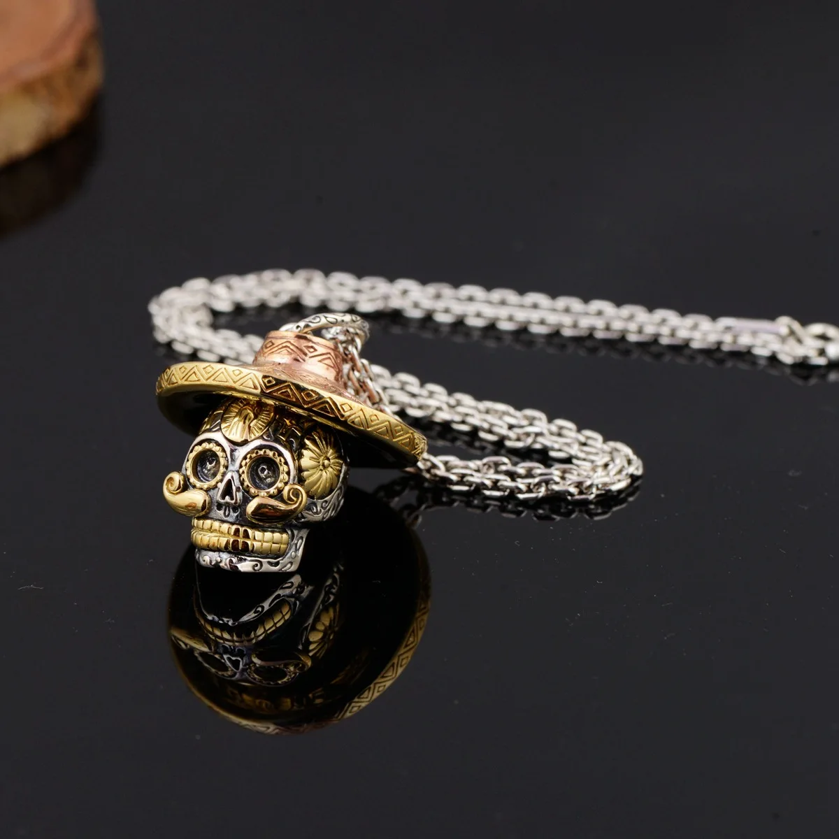 Мужская подвеска в стиле панк MetJakt винтажная Подвеска из стерлингового серебра 925