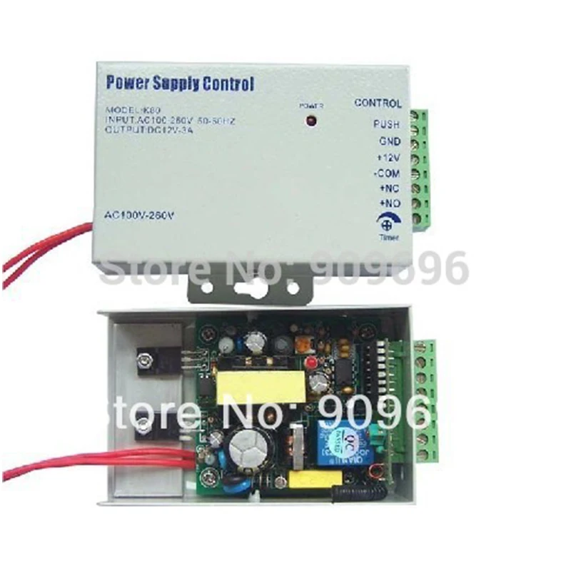

NEW Door Access Control Switch Power Supply Control DC 12V 3A AC 110~240V Free shipping 1259