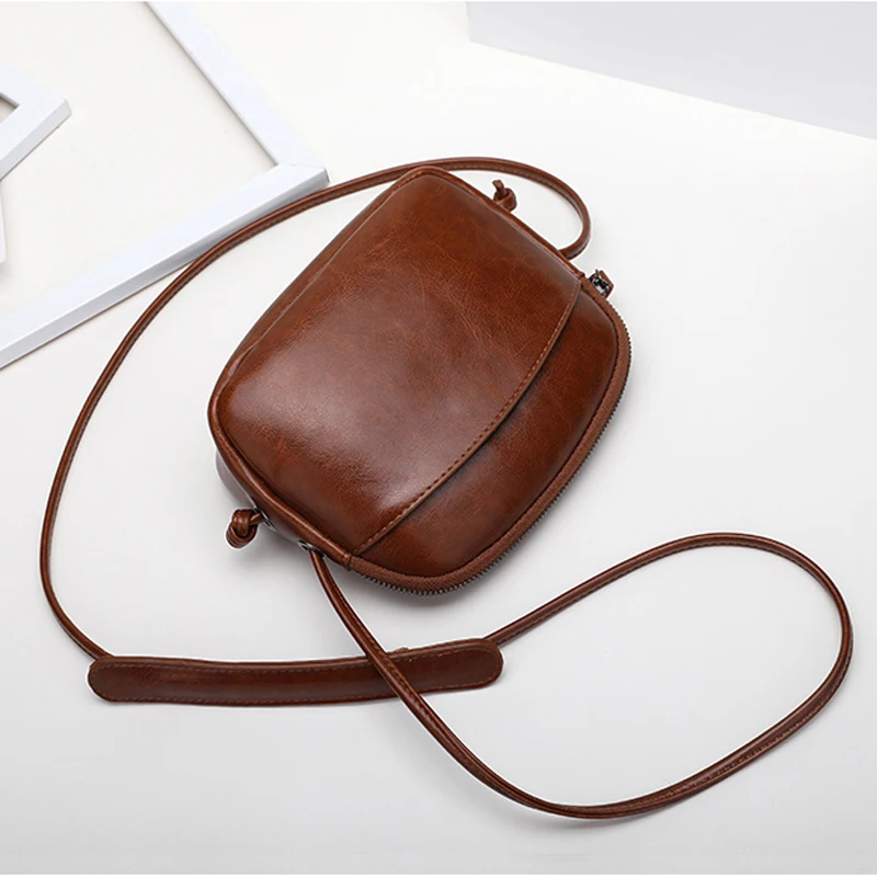 UKQLING NEW Shell Bag for Women Messenger Bags Wax PU Leather Brand Small Sling Crossbody Ladies Purse Female bolsa feminina | Багаж и