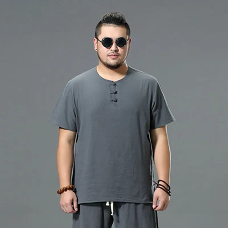 Летняя обувь для мужчин больших размеров футболка Топы в китайском стиле детские