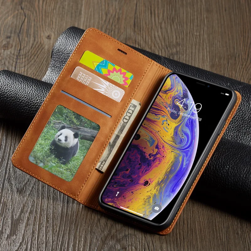 NOWAL флип кошелек Магнитный чехол для телефона Huawei Mate20 Pro P20 Lite NOVA3E Samsung S9 S8 Plus Note 9
