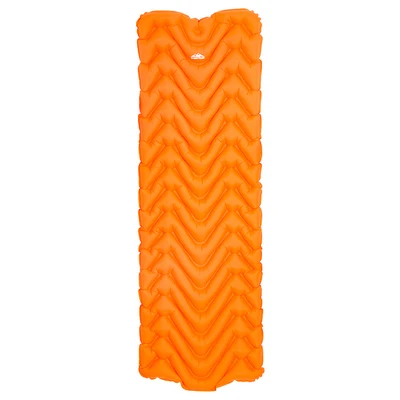 M Type Orange 460g Ультралегкая наружная надувная подушка, коврик для сна, коврик для кемпинга, матрас для кемпинга, туризма, туристический матрас - Цвет: M Type Orange 460g