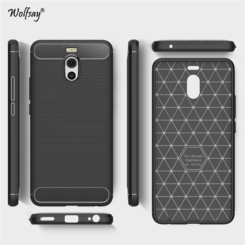 Чехол Wolfsay Meizu M6 Note защитные чехлы M 6 M721H мягкие из ТПУ с кисточкой прочный защитный