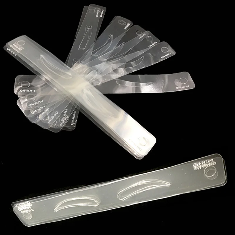 Специальное предложение 12 разных шаблонов для бровей волшебный трафарет