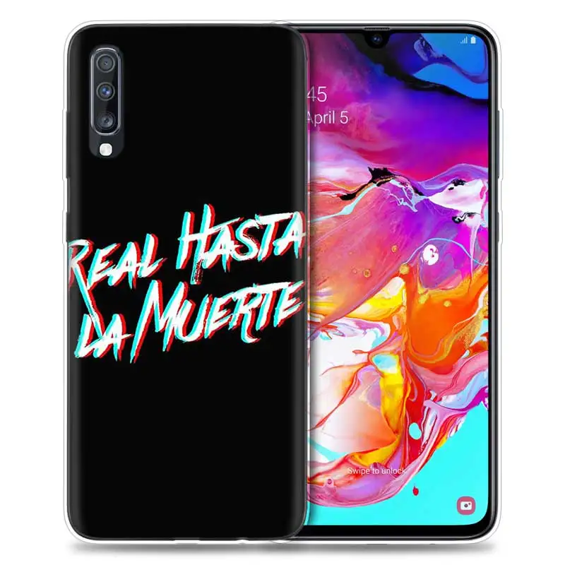 07 Anuel Aa Ozuna чехол для samsung Galaxy A50 A70 A80 A60 A40 A30 A20 A10 M40 M30 M20 M10 A6 A8 плюс ТПУ чехол с крышкой крышка - Цвет: 07