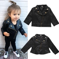 2019 new baby boys girls pu jackets toddler boy cool jacket for girl 18m 5t kids coats windbreaker clothing childrens outerwear
