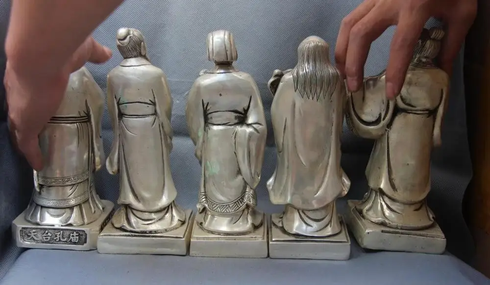 Белый Медный Серебряный Конг Цзы Конфуций менциус Лао-цзы МО-Цзе zhuangZi набор