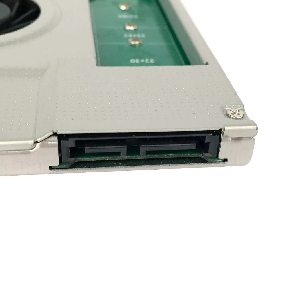 Sunvalley Новинка 9 5 мм SATA M.2 B Ключ NGFF твердотельный диск 2nd HDD Caddy 3 SSD алюминиевый чехол