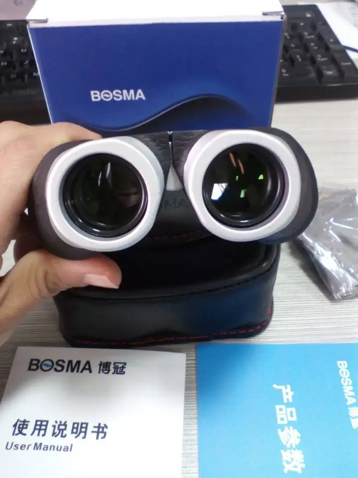 Бинокль BOSMA Eagle 8x22 или 8*25 телескоп HD компактный карманный портативный бинокль для