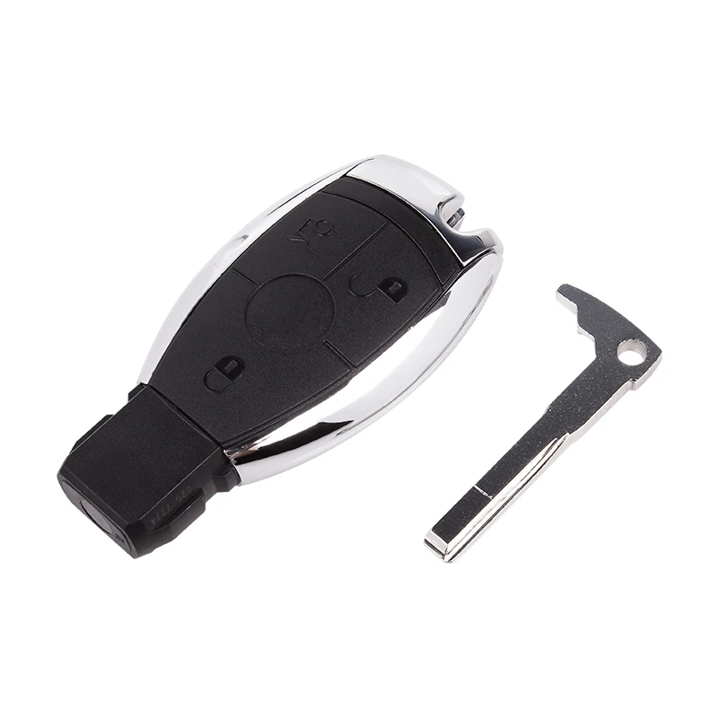VDIAGTOOL 3 Buttons Remote Car Key Shell Replacement Fob Case For Mercedes Benz year 2000+ NEC&ampBGA Control DY153 With Blade | Автомобили