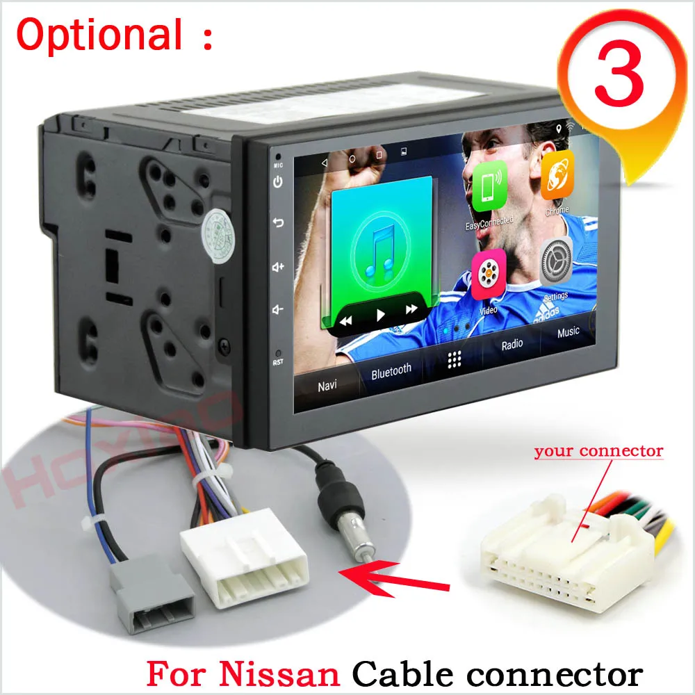 2 din Android 7,1 четырехъядерный радио gps Мультимедиа Навигация Аудио для Nissan VW BYD TOYOTA ISO HD 7 дюймов 2din автомобильный dvd-плеер