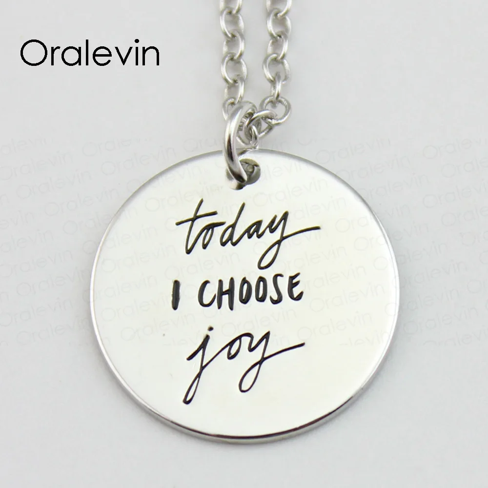 Новая модная трендовая бижутерия Сегодня я выбираю радость вдохновляющая ручная