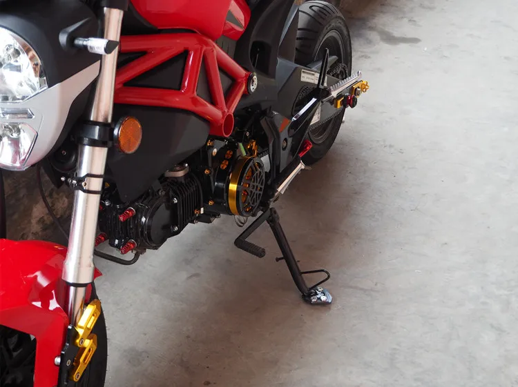 Один шт ЧПУ Алюминий мотоциклетные Подставки Sidestand подножка сбоку увеличитель