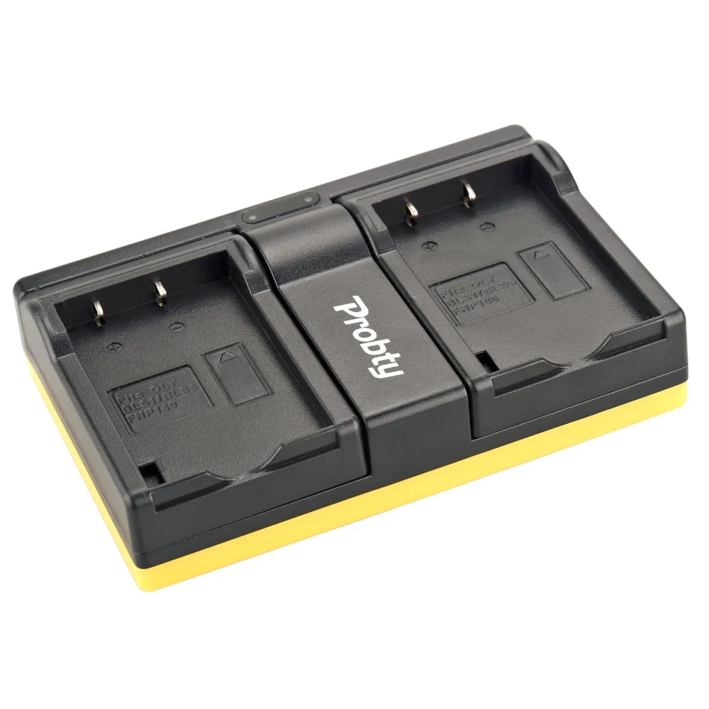 Probty PS-BLS1 PSBLS1 USB Dual Зарядное устройство для цифровой камеры Olympus EVOLT E-410 E-420 E-620 E600 E620