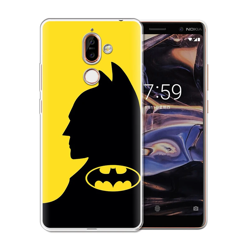 Чехол для телефона Nokia 1 3 5 8 6 2 7 Plus 9 X6 2018 X7 X3 Deadpool Spiderman cat shell Силиконовый ТПУ |