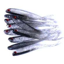 5pcs/lot Soft Lure 2g 4g 7g Silicone Swimbaits isca Artificial Worm Soft Bait Fish Wobblers Bass Carp Flying Fishing Lure