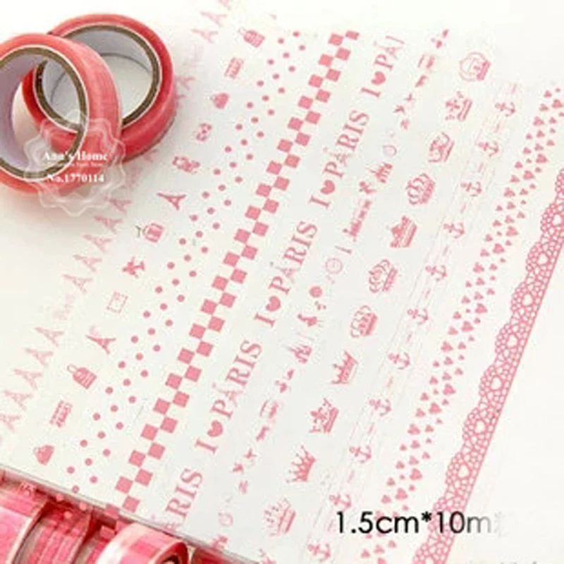 Декоративная клейкая лента сделай сам для скрапбукинга декоративная год рулон