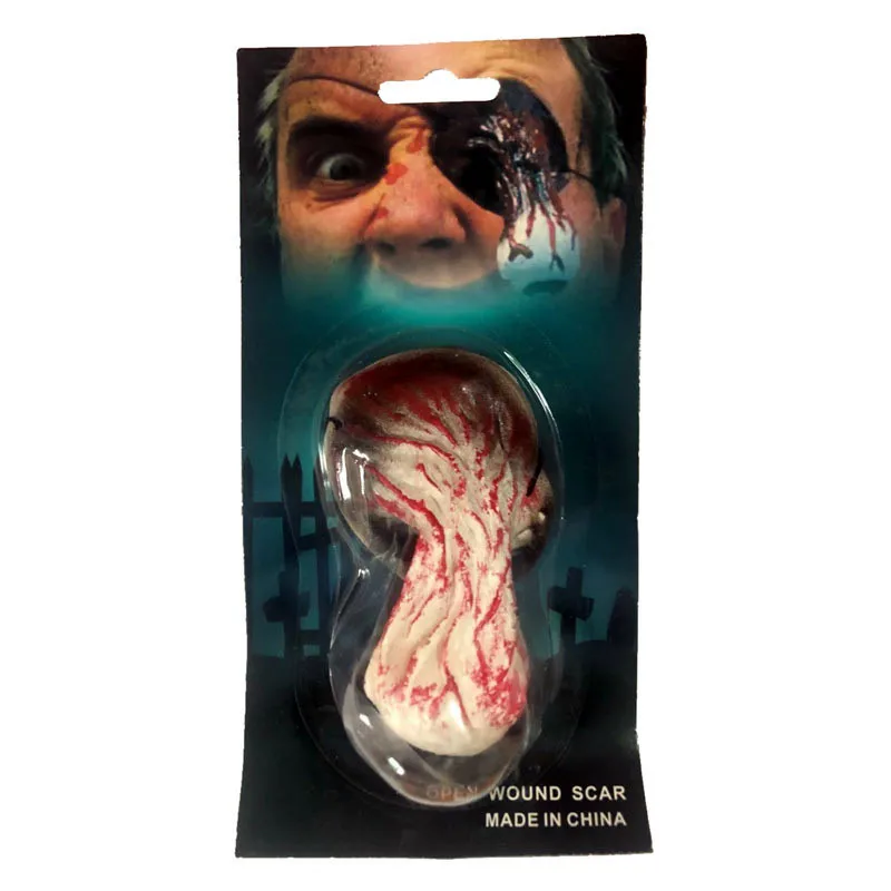 Наклейка &quotшрам&quot DIY Макияж костюм страшная маска Ужас Хэллоуин маски демон