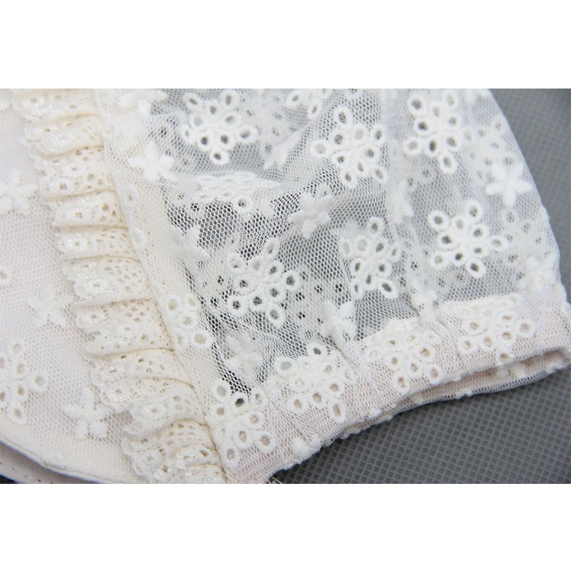 Bnaturalwell Bonnet With Lace Baby Girls Nordic Vintage Pattern Toddler Retro Kids Christening Baptism Cap H830 | Детская одежда и