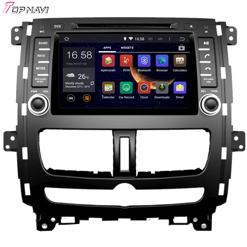 Автомагнитола TOPNAVI 8 дюймов ядер 4 Гб ОЗУ Android 6 0 стерео GPS для NISSAN SUCCE / SHUAIKE 2011-аудио