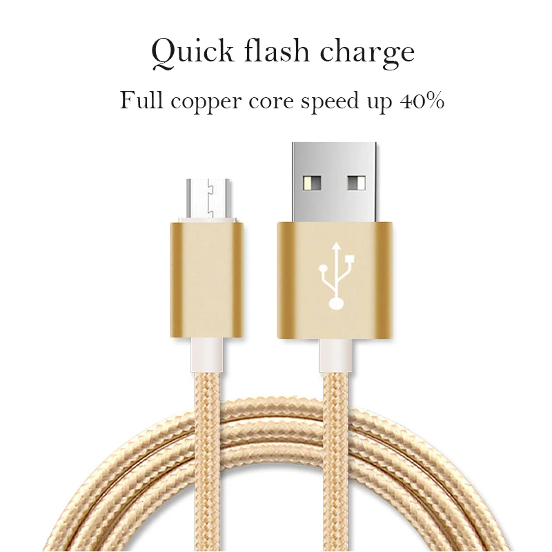 Micro Usb кабель для Android быстрая зарядка USB кабели синхронизация данных зарядное