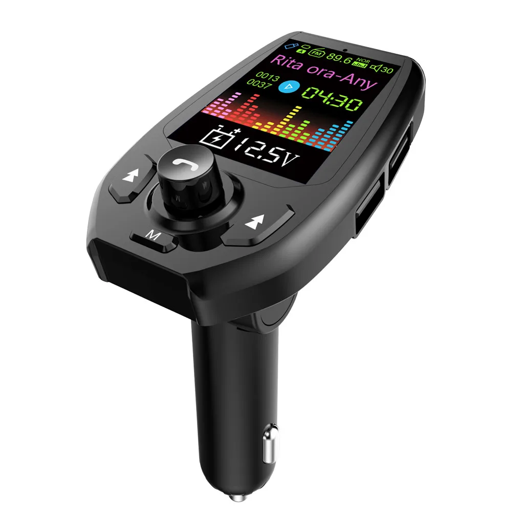 Bluetooth fm-передатчик адаптер USB зарядное устройство для автомобилей MP3-плеер автомобильный беспроводной Bluetooth передатчик