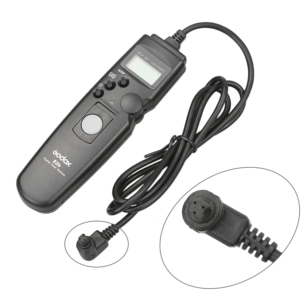Godox EZB C3 таймер дистанционного спуска затвора для Canon EOS 5D 7D 50D 1D Mark II 1Ds III|remote control