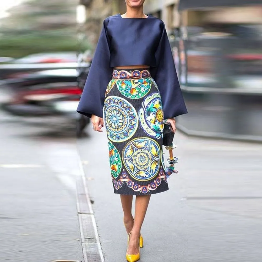 2019 Африканское облегающее винтажное платье женское ретро с принтом размера плюс