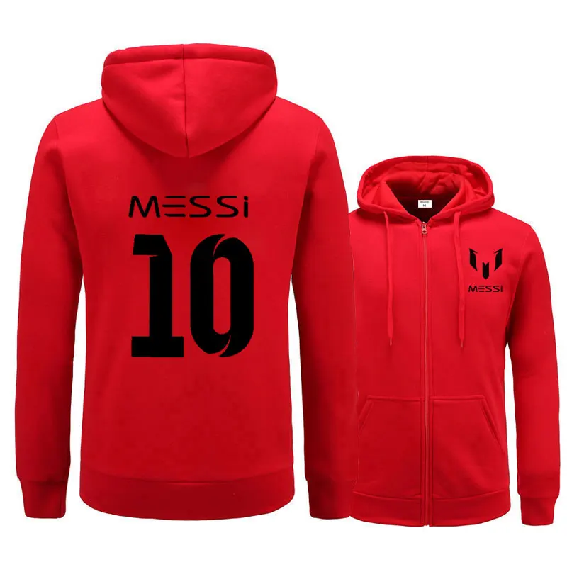 Новые толстовки с Месси BAIJOE кардиган принтом MESSI 10 мужские свитшоты повседневная