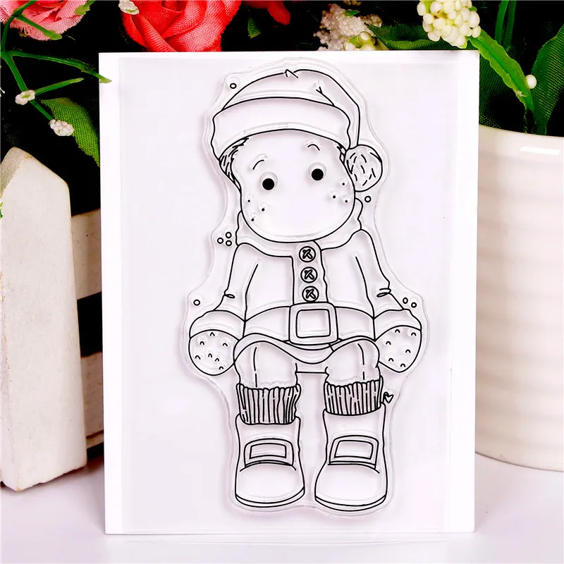 DLKSDIY мультфильм девушка прозрачный штамп DIY силиконовые уплотнения