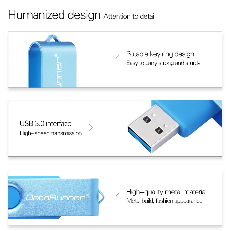 DataRunner Usb 3 0 USB флеш накопитель металлическая ручка 8 ГБ 16 32 64 128 256 вращающаяся