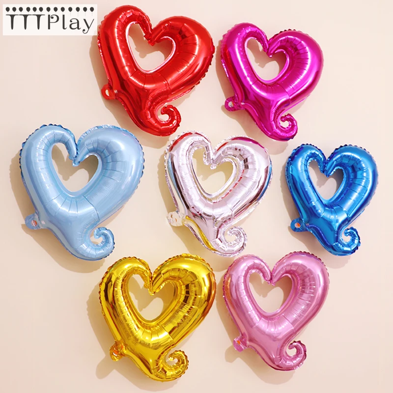 Фольгированный воздушный шар в форме сердца 18 дюймов|balloons for valentines|balloon balloonballoon