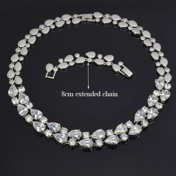 Роскошное женское ожерелье длиной 51 см длинное Моны Лизы с кубическим цирконием