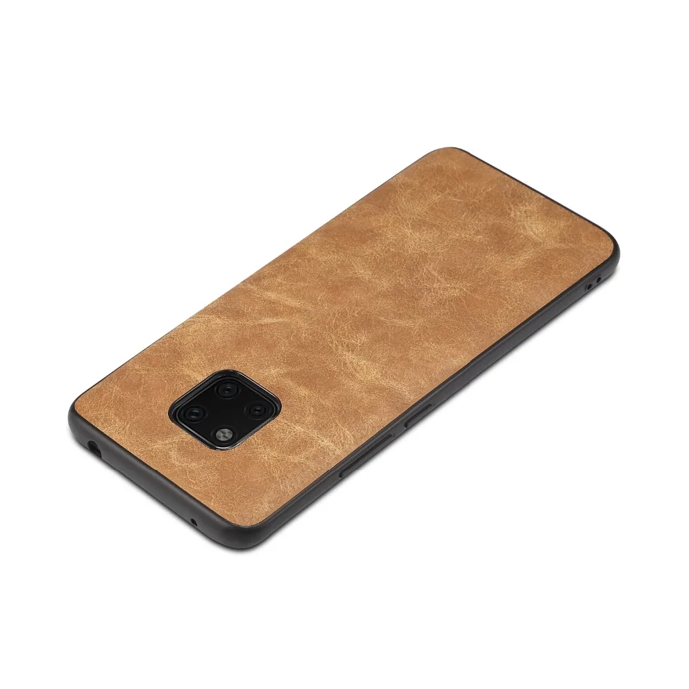Phone Case For Huawei Mate 20 10 Pro P20 P30 Ultra Thin PRO Vintage leather Tpu soft border Drop-proof shell box |