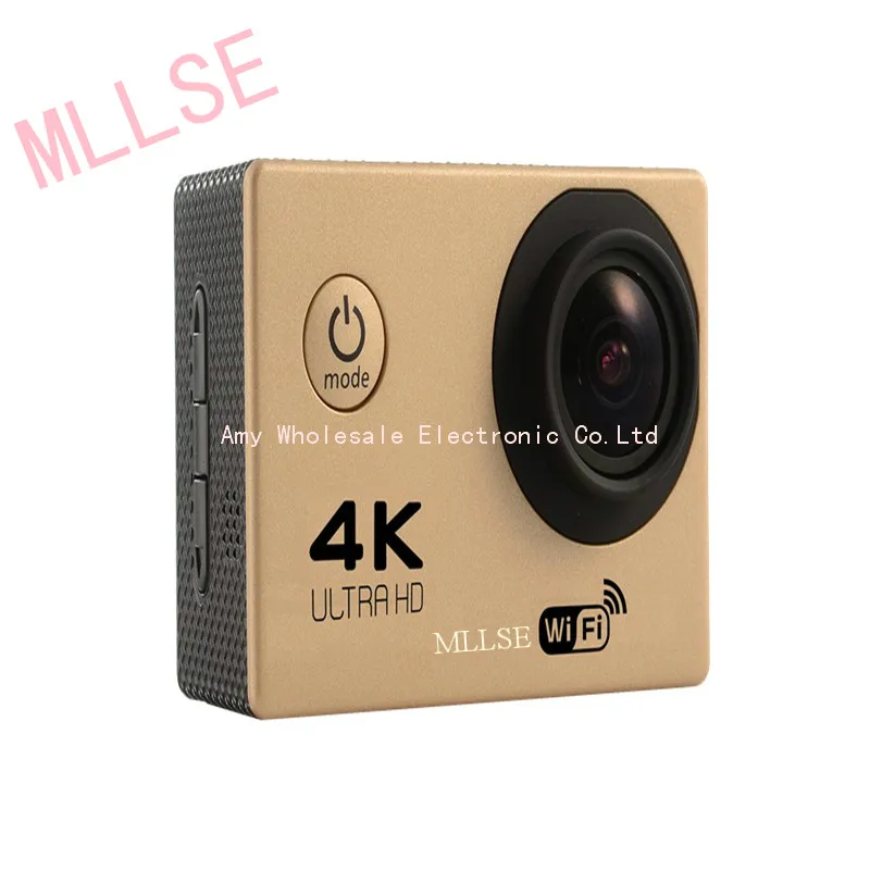 Цена 100% оригинальная 4K MLLSE Go Pro Hero Спортивная экшн-камера 2.0 ЖК-дисплей 30 м Водонепроницаемая 4K WiFi Go Pro Спортивная камера Экстремальный Дайвинг-шле...