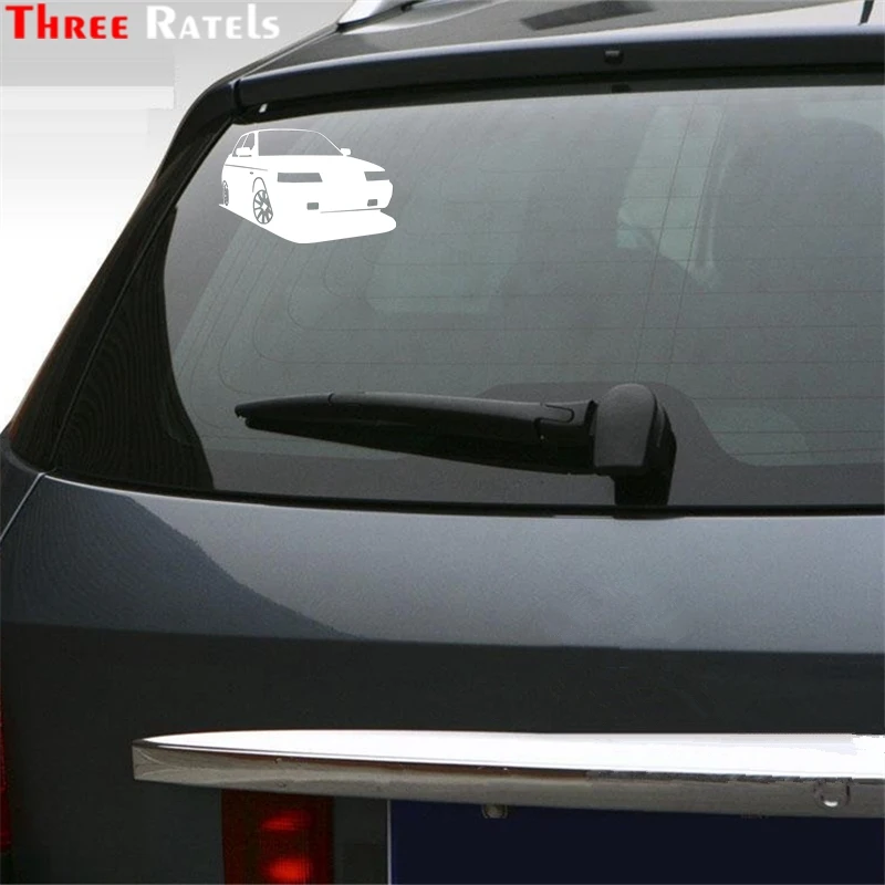 Three Ratels TZ-1208 12.9*20см 1-4 шт светоотражающие виниловые наклейки на авто VAZ 2110 Lada ваз лада прикольные наклейки на автомобиль автомобильная наклейка