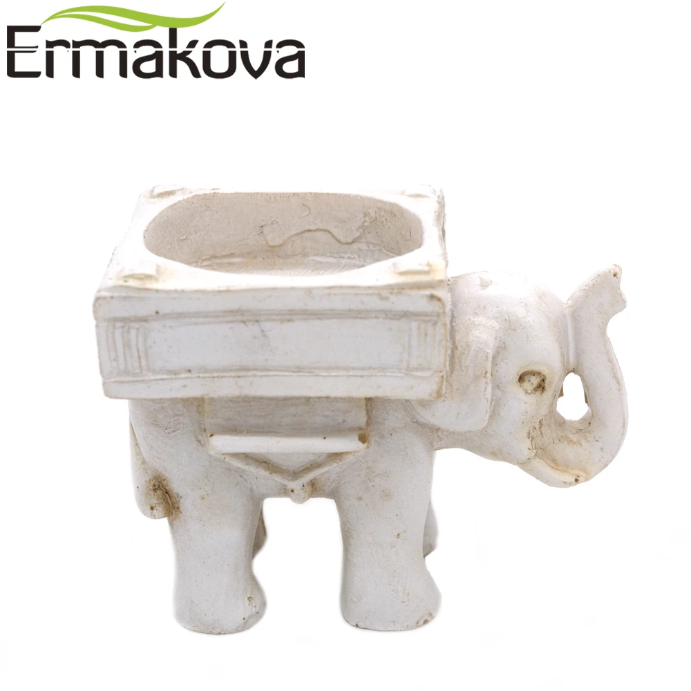 ERMAKOVA 2 шт./компл. подсвечник из смолы в виде птицы слона чайсветильник статуя