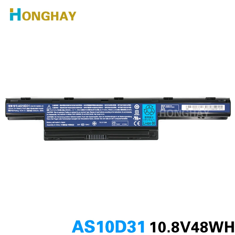 Аккумулятор для ноутбука HONGHAY AS10D31 ACER Aspire 4741 5741 5551 5750G 7551 5740 AS10D41 AS10D51 AS10D71 AS10D75 7741