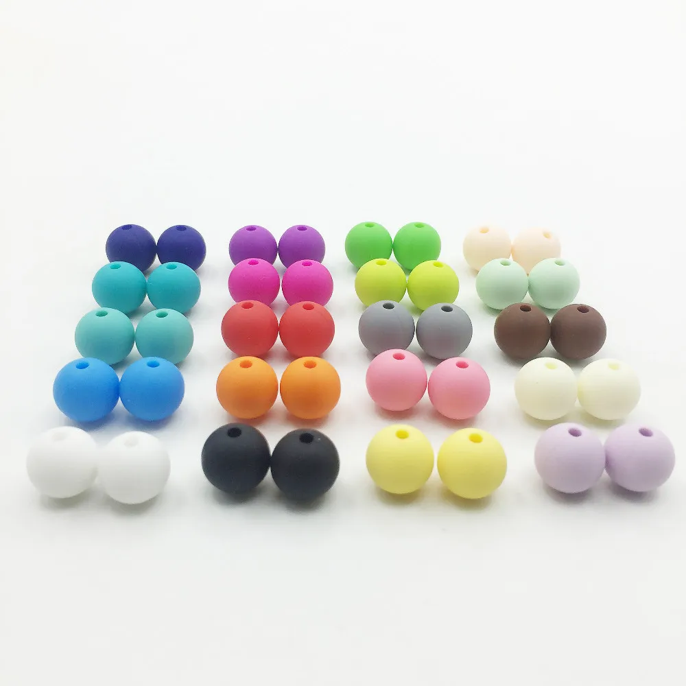 50 шт. силиконовые бусины для зубов 10 15 мм|teething beads|silicone beadsbeads teething |