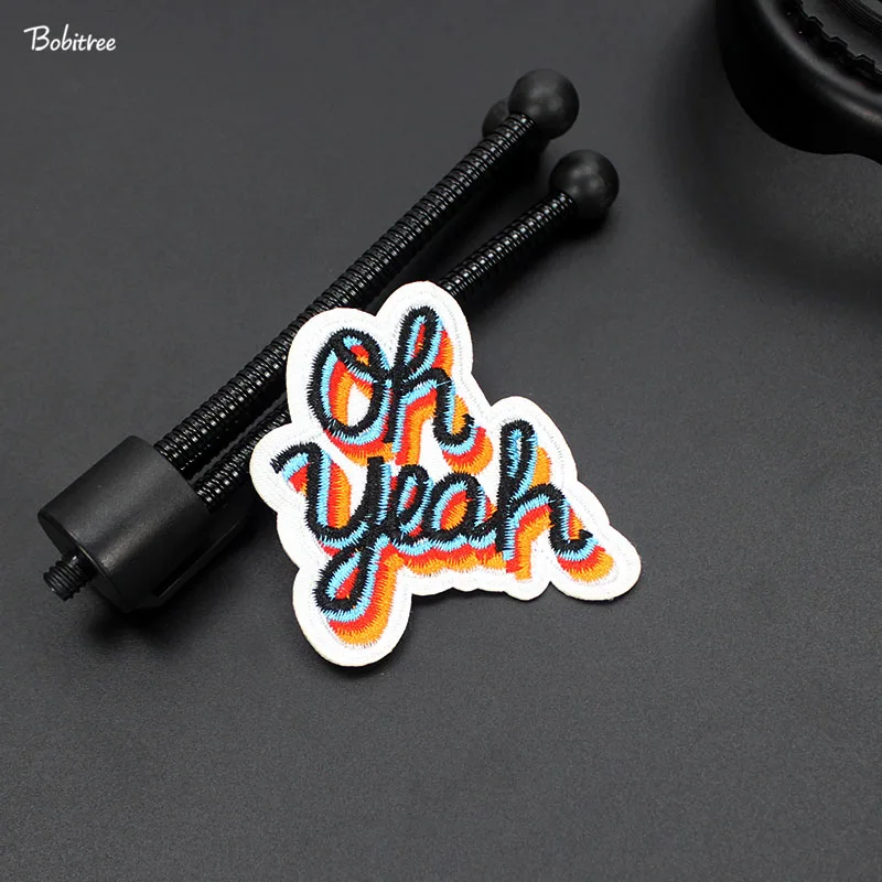 1 шт. вышитые нашивки Oh yes! Наклейки на одежду | Дом и сад