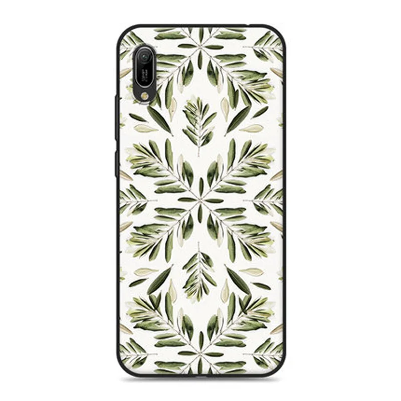 Чехол для Huawei Y6 pro 2019 Мягкий Силиконовый ТПУ чехол с рисунком животных из