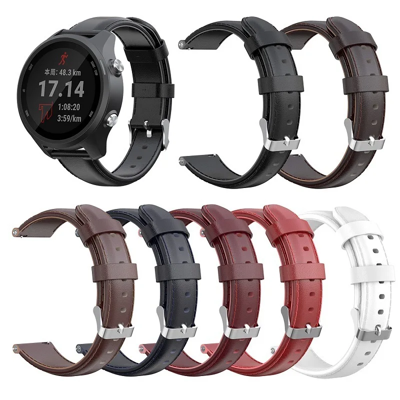 Кожаная сменная Пряжка для ремешков наручных часов ремешок Garmin Forerunner245/645/vivoactive 3