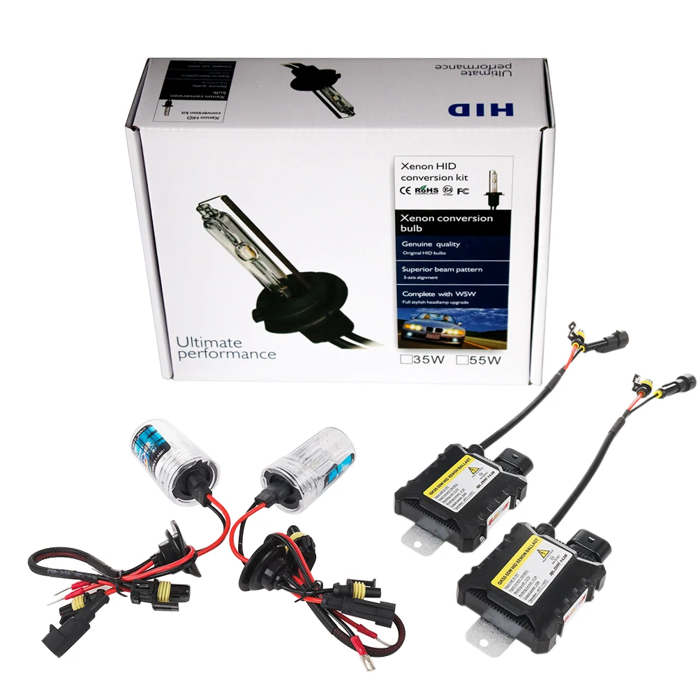 Ксенон H7 H4 H1 H11 HID комплект GK55 55 W серии Hid ксеноновая лампа H8 HB3 HB4 881 D2S ксеноновых